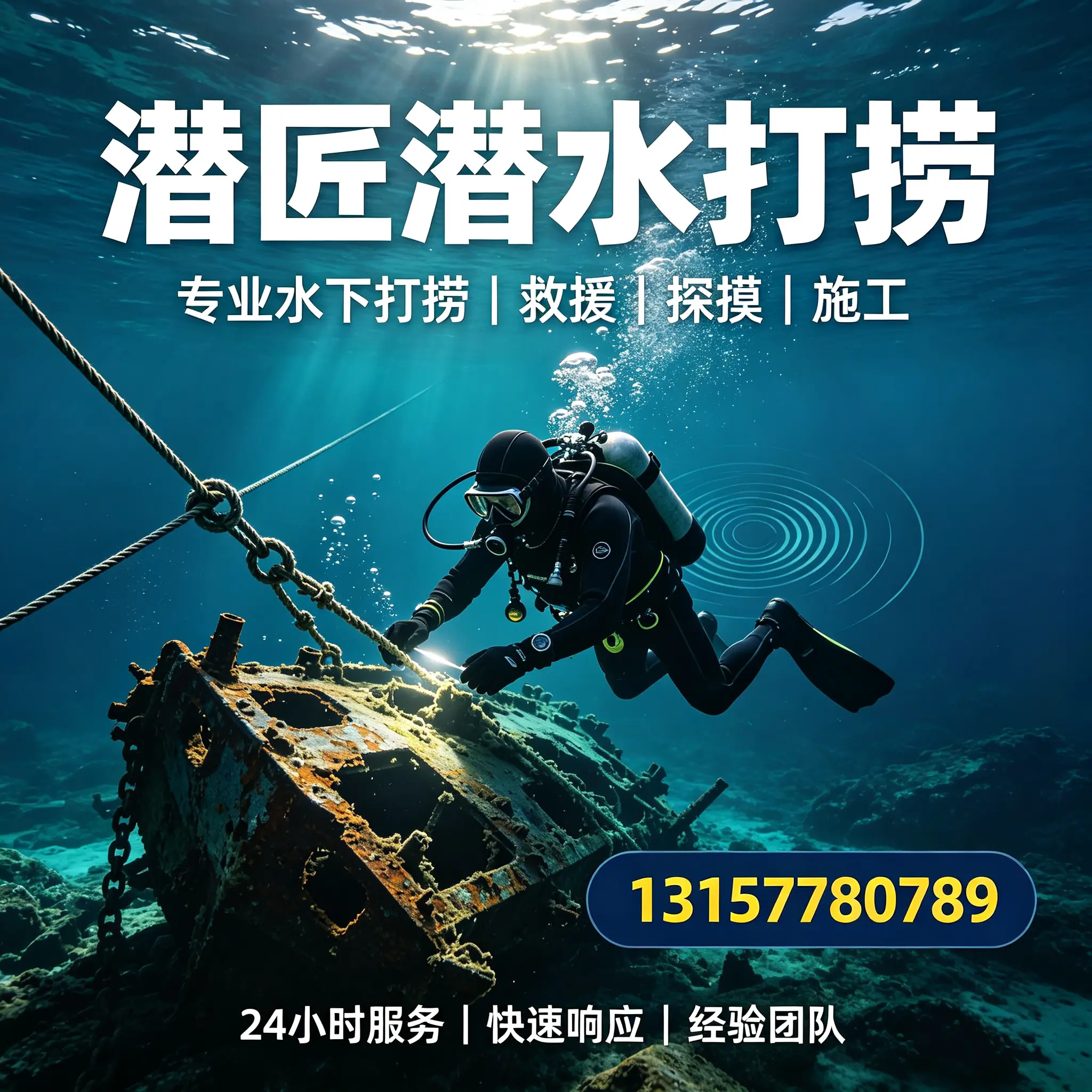 绩溪水下打捞作业服务产品